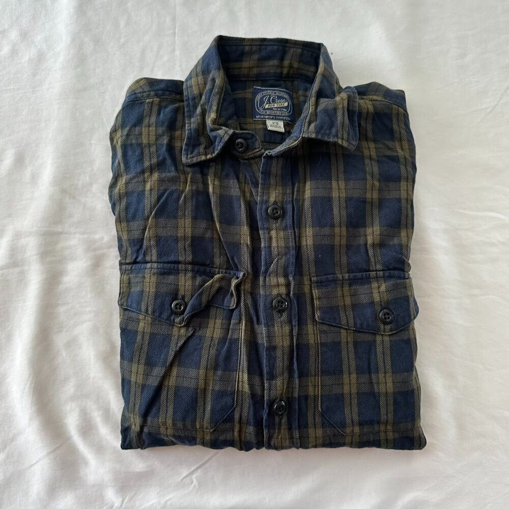 JCrew Flannel Long Sleeve Button Down